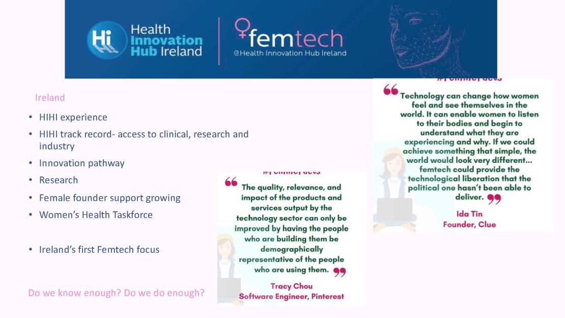 Dr Tanya Mulcahy Delivers Talk On Femtech To Department Of Health And